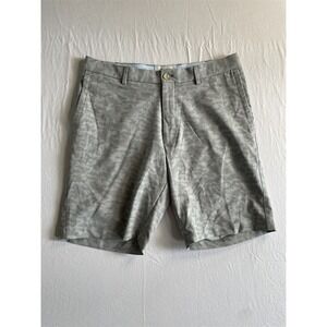 Peter‎ Millar 33x9.5" Gray Camouflage MF20EB84 Carborro Performance Mens Shorts